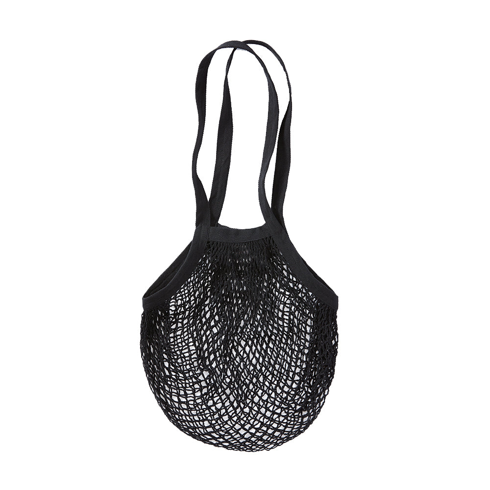 Long Handle String Bag - Black