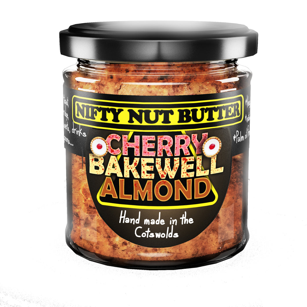 Cherry Bakewell Almond Butter - 185g jar