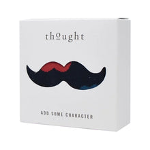 Load image into Gallery viewer, Bamboo Moustache Socks in Gift Box (7-11)
